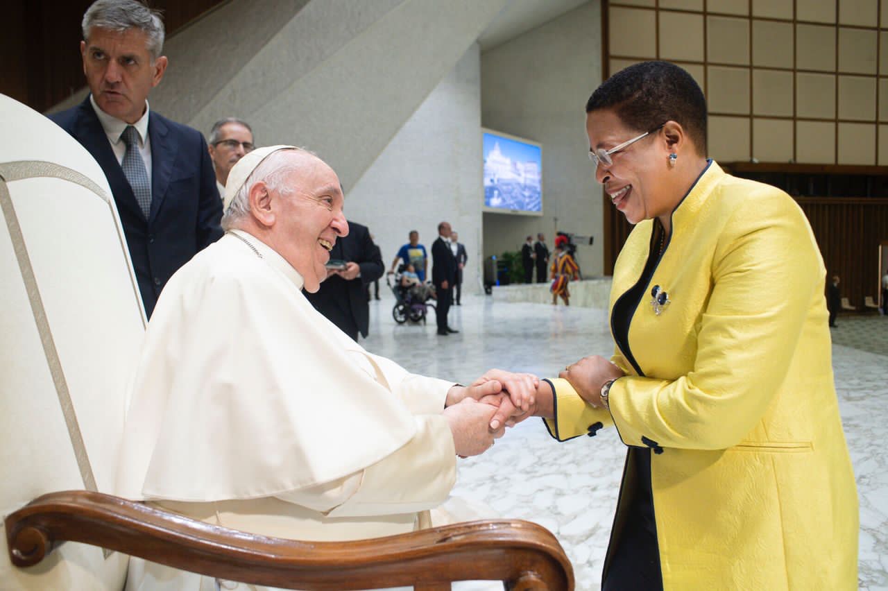 Pictorial: Speaker Among Shares Light Moments With Pope Francis In Rome