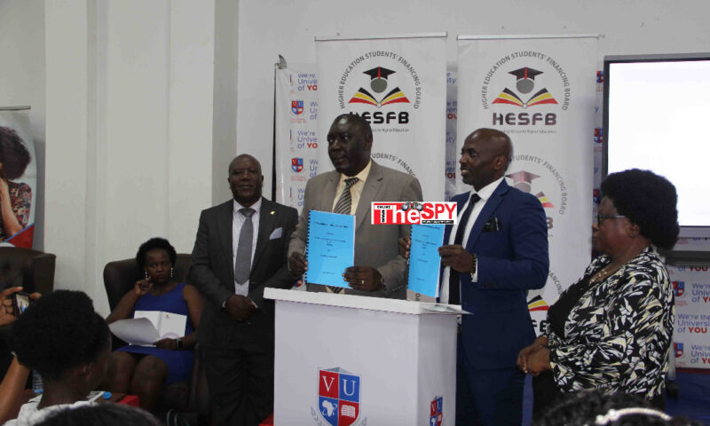 Relief For ‘Hustling Students’ As Victoria University Signs Loan Scheme MoU With Higher Education Students’ Financing Board
