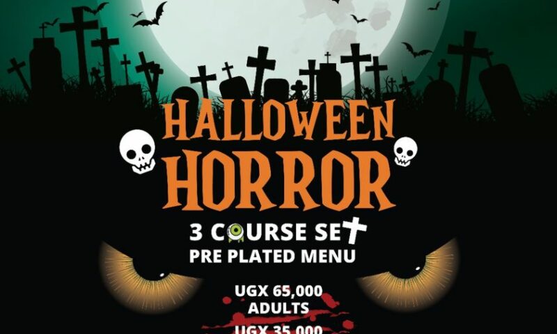 Kabira Country Club Fronts Halloween Horror 3 Course Menu At Only Ugx65000