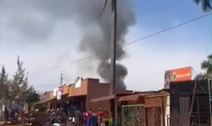 Breaking! Millions Lost As Heavy Fire Guts Kiwatule Central Market