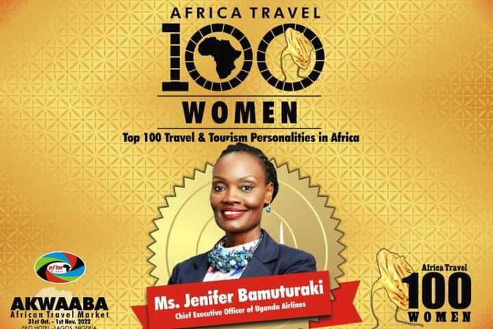Hard Work Pays: Uganda Airlines CEO Bamuturaki Scoops ‘Top 100 Africa Travel Women Award’