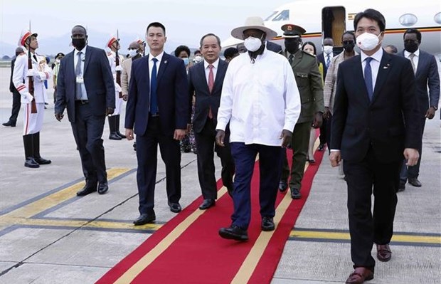 President Museveni Arrives In Vietnam For Three Day Official Visit