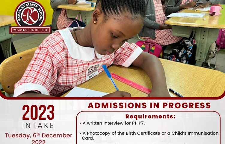 Kampala Parents School Announces Registration For 2023 Intake