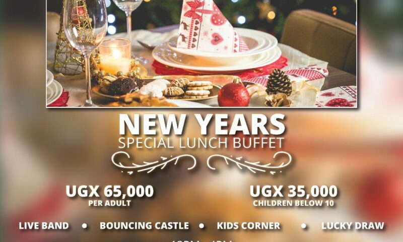 Kabira Country Club Announces New Year’s Special Lunch Buffet At Only Ugx65k
