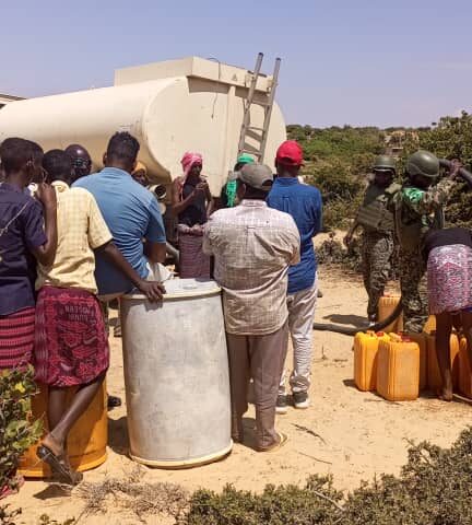 Somalia: UPDF Troops Supply Free Safe Water To Carshanley IDP Camp