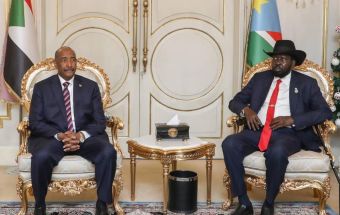 Sudanese Military Ruler Lt Fattah Meets Kiir, Resolve To Set Up Joint Border Force To Curb Entry Of Weapons