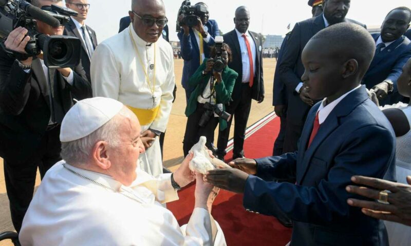 Pope Francis In Total Meltdown As Peace Dove Declines To Fly In S.Sudan Predicting Bloody Conflicts Ahead!