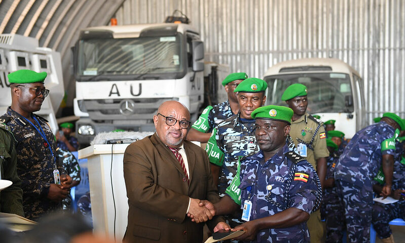 African Union Honours Uganda Police Personnel For Restoring Peace In Somalia