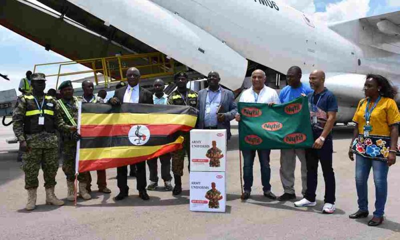 Defence Ministry Flags-off Exports Of Ugandan Made Military Consignments To Equatorial Guinea