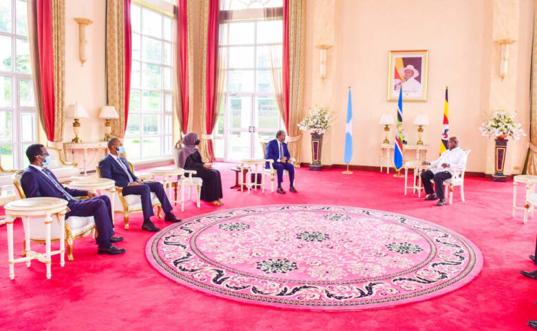 ‘Tell Your Army Officers To Ensure Peace First Not Greed For Money’-Museveni Tips Somalia President On Security
