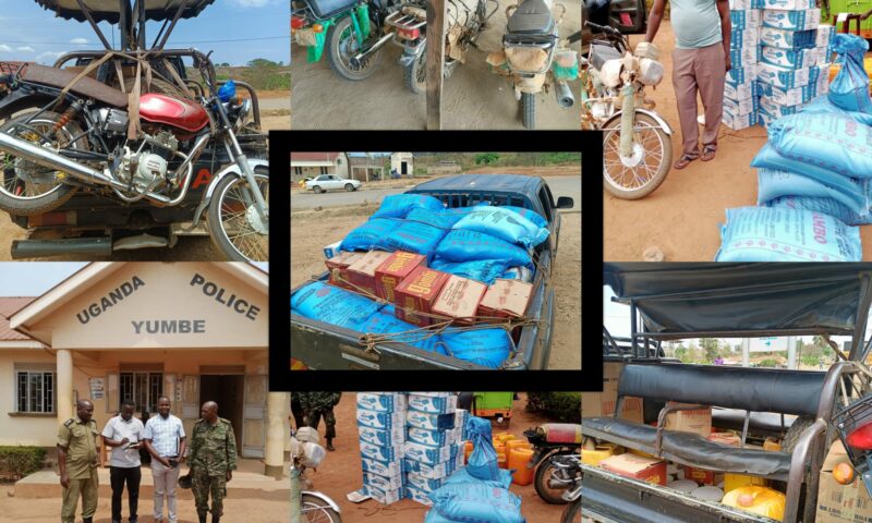 West Nile: URA Enforcement Team Intercepts Smugglers With Goods Worth Millions