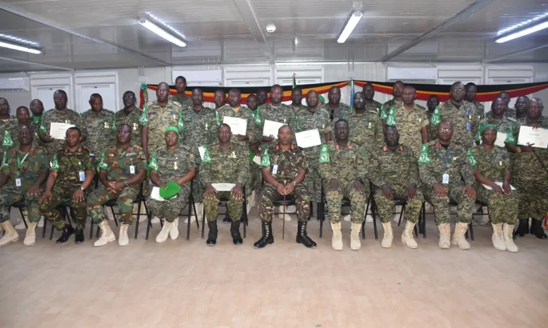 UPDF Battle Group In Somalia Awarded Medals Over Selfless Service