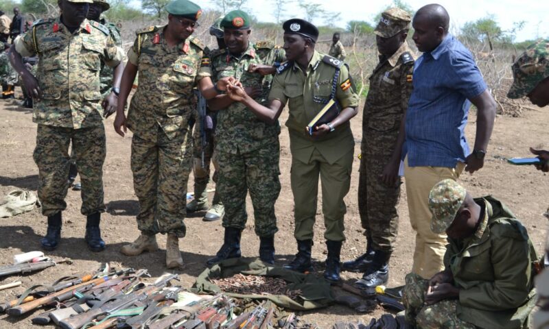 Joint Security Breaks Criminal Cells, Recover 31 Guns In Moroto