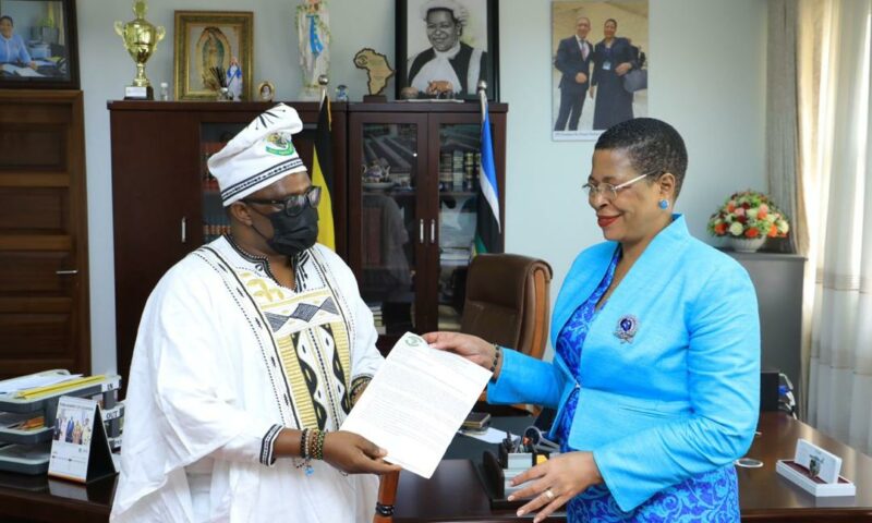 PAP Speaker Irumba Pays Courtesy Visit To Speaker Of Uganda Anita Among, Commends Parliament For Passing Anti-homosexuality Bill