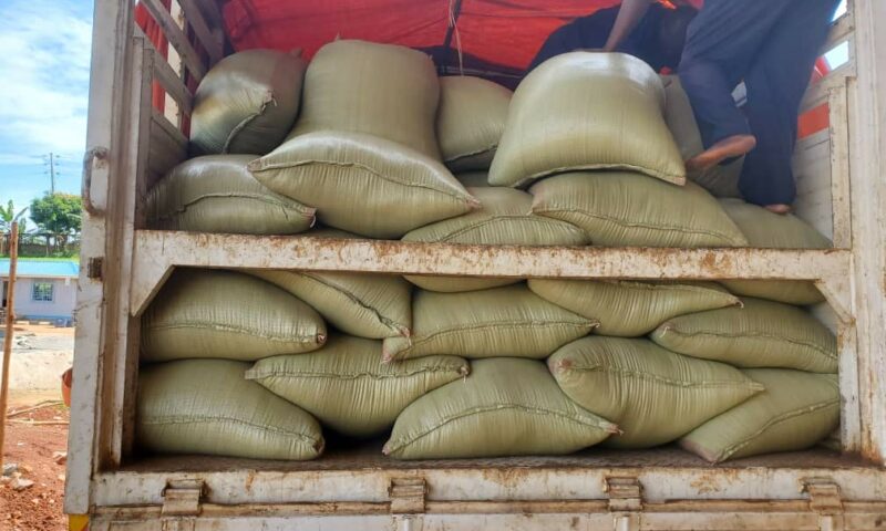 Four Trucks Intercepted In Lugazi, Mukono & Kayunga Smuggling Over 40 Tons Of Rice