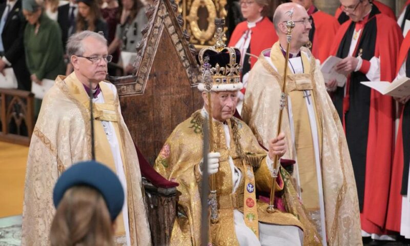 King Charles III Coronation: King & Queen Crowned At Westminster Abbey