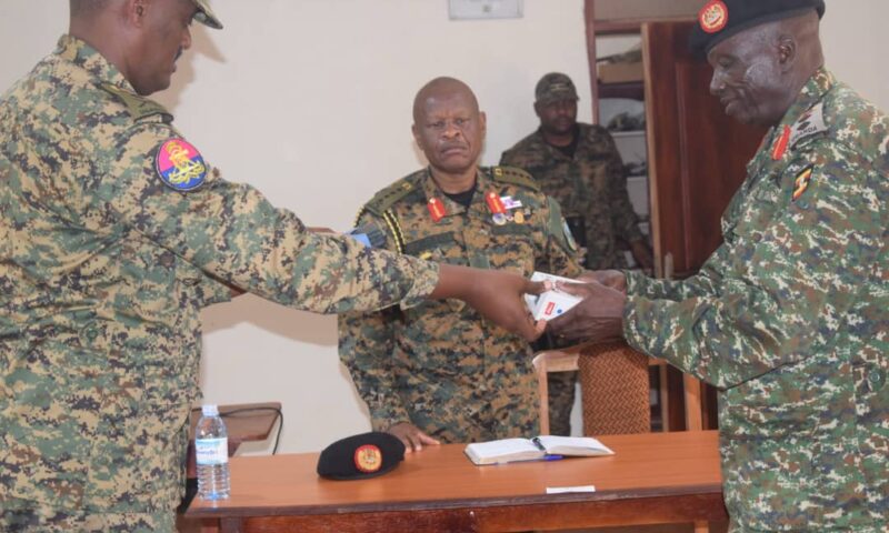 Brig Gen Daniel Kakono Takes Over Command Of Artillery Division