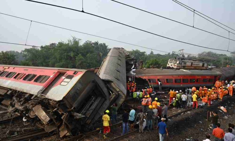 Sad: Three-train Collision In India Kills Over 280, Leaves 100s Injured