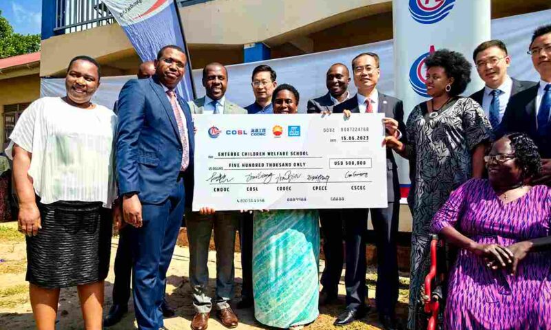 Chinese Enterprises In Uganda Donate $500,000 To Entebbe Children Welfare School
