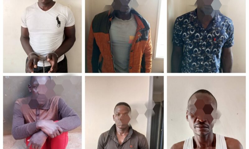 Police Arrests 9 Armed Robbers In Kampala, Two Guns Recovered