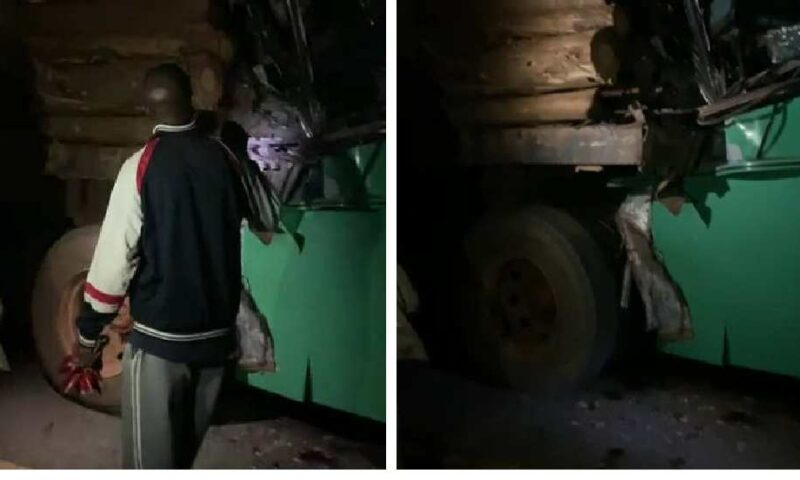 Driver Dies On Spot, Several Hospitalized As Link Bus Rams Into Stationary Trailer Along Kampala-Fort Portal Road 