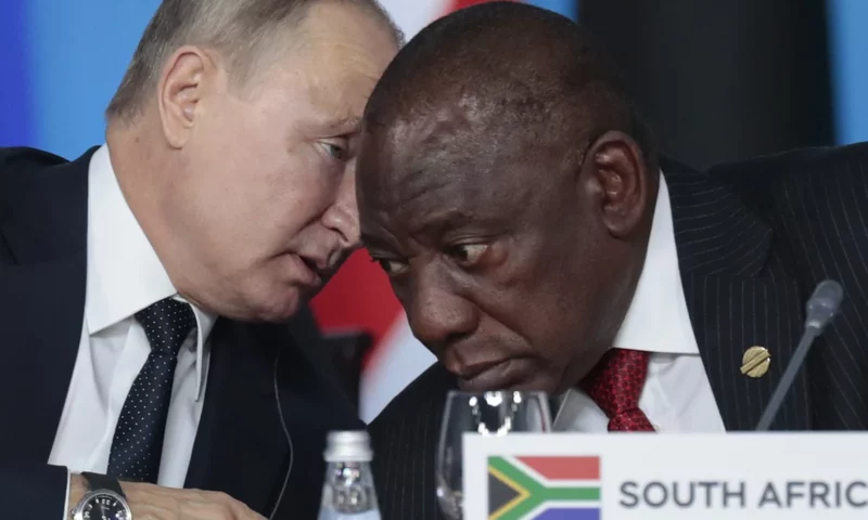 Putin Won’t Attend South Africa Summit Next Month-Says Ramaphosa’s Office