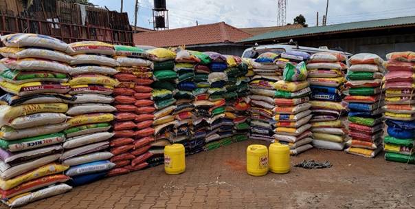 URA Enforcement Team Intercepts Over 20 Tons Of Rice & Steel In Busia