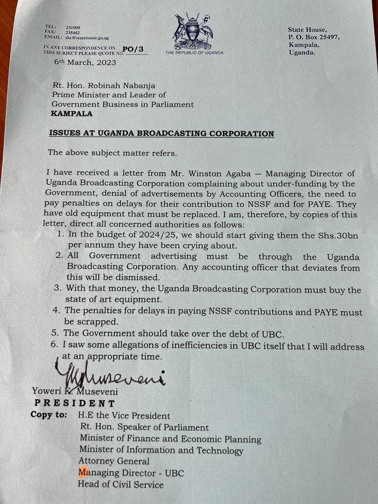 ''My Decision To Channel Gov't Adverts To UBC Was Not In Bad Heart''-Says Museveni As He Lifts Ban On Private Media Houses 1 WhatsApp Image 2023 07 19 at 10.28.53 1