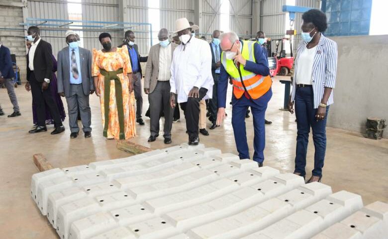 Lugazi: Inside Uganda’s First Ever Railway Concrete Sleeper Factory Commissioned By Museveni