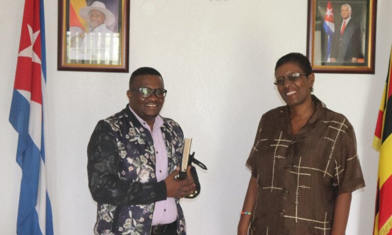 PAP Speaker Irumba Holds Meeting With Cuban Ambassador Tania, Discuss Promotion Of Pan African Agenda