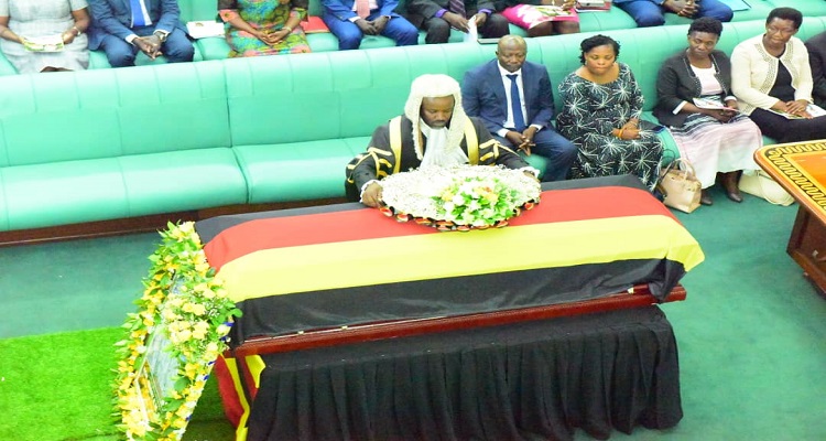 Dep. Speaker Tayebwa Leads Parliament To Honour Former Minister Henry Kyemba