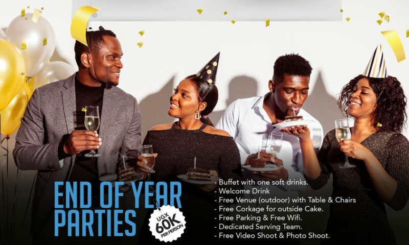 Want To Celebrate Your Achievements ?Throw Your End Of Year Party At Dolphin Suites At Only UGX 60K