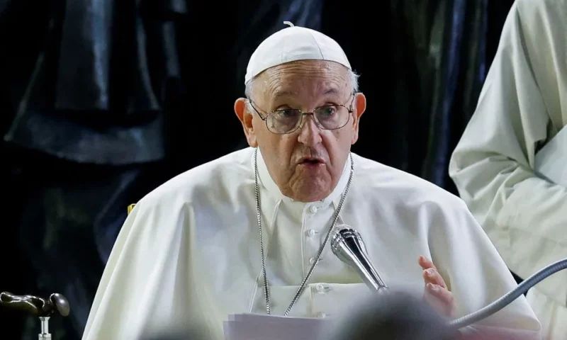 ‘Enough Of Your Bloodshed’- Pope Francis Roars As He Calls For More Humanitarian Aid To Gaza