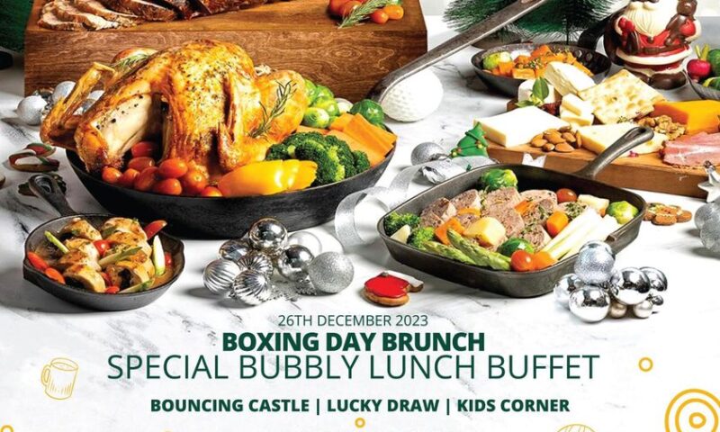 No Plot Today? Kabira Country Club’s Boxing Day Special Bubbly Lunch Buffet Has Got You Covered