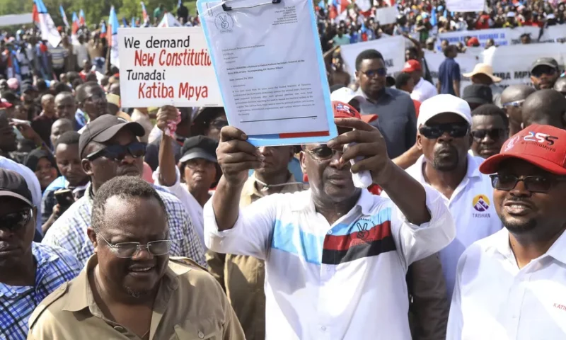 Tanzania’s Opposition Resumes Street Protests Calling For Constitutional Reforms