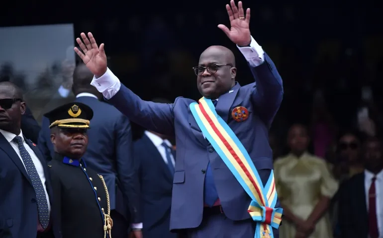 DR Congo’s President Tshisekedi Sworn In For Second Term Amidst Disputes