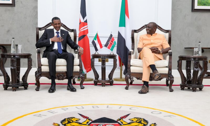 Kenyan President William Ruto Holds Talks With Sudanese Paramilitary Commander  Dagalo