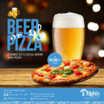 Looking For Weekend Vibes? Pass By Dolphin Suites For Beer & Pizza Combo At Only 50k