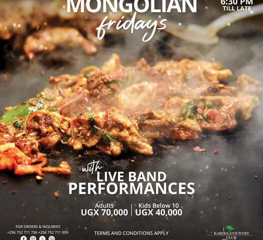 Boring Friday? Pass By Kabira Country Club Today For Mongolian Delicacies With Live Band Performances At Only UGX 70K