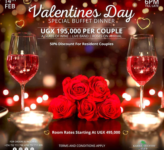 Valentines’ Day Is Just Hours Away & Our Special Dinner Awaits, Book Your Slot Now To Celebrate Your Love Journey With Us! Says Kabira Country Club