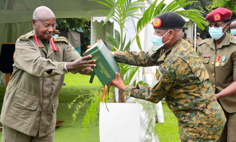 President Museveni Delegates Command Authority CDF Gen. Wilson Mbadi, Launches UPDF Establishment 2021