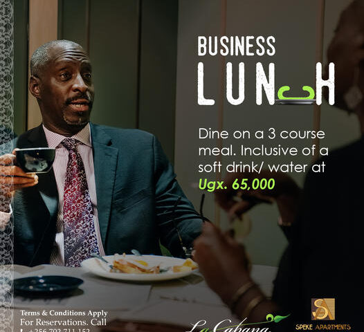 Business Lunch? Unlock Success At La Cabana Restaurant, Kampala’s Top Spot For Business Meetings &Transformative Ideas