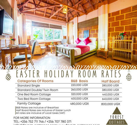 No Easter Plans Yet? Escape To Tranquility At Forest Cottages Bukoto For A Perfect Easter Getaway