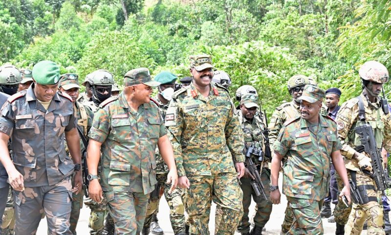 UPDF’s Gen Kainerugaba Meets DRC Counterpart, Commends Operation Shujaa Success In Combating ADF Terrorists
